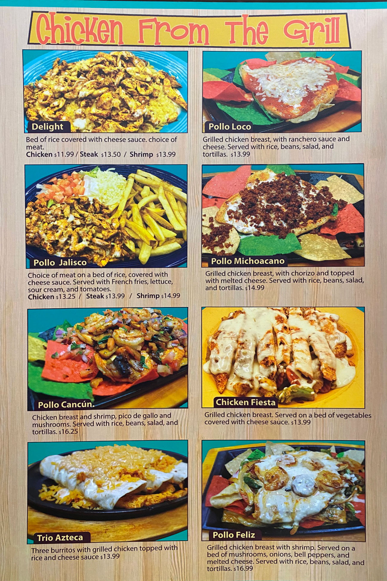  Casa Charro  menu 5