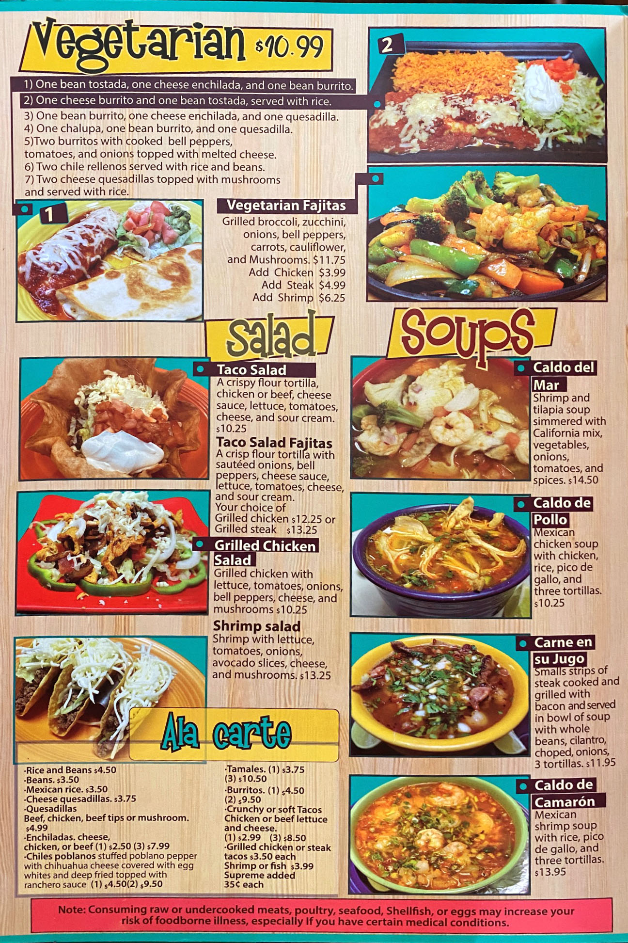  Casa Charro  menu 7