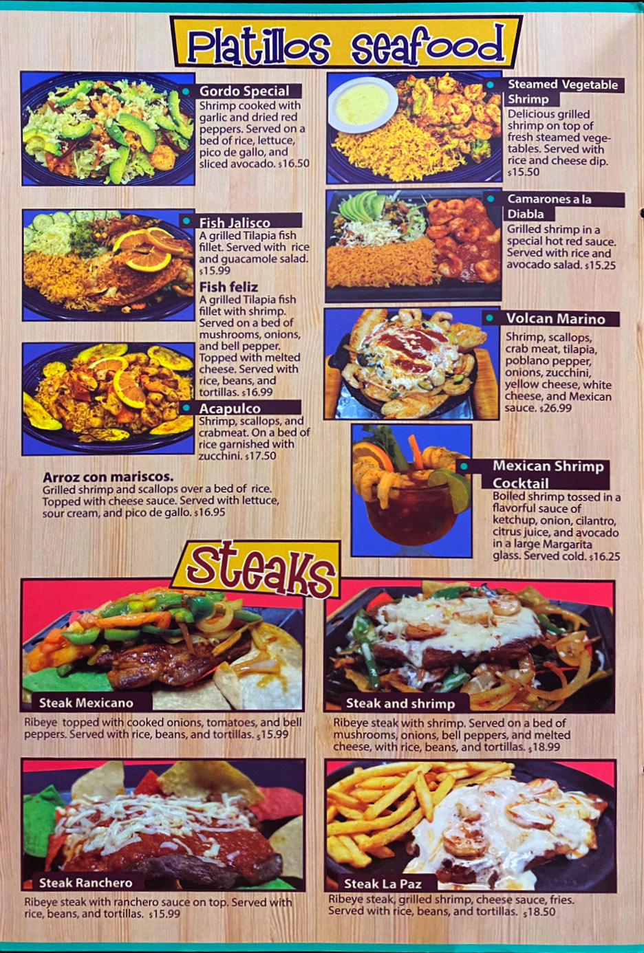  Casa Charro  menu 9